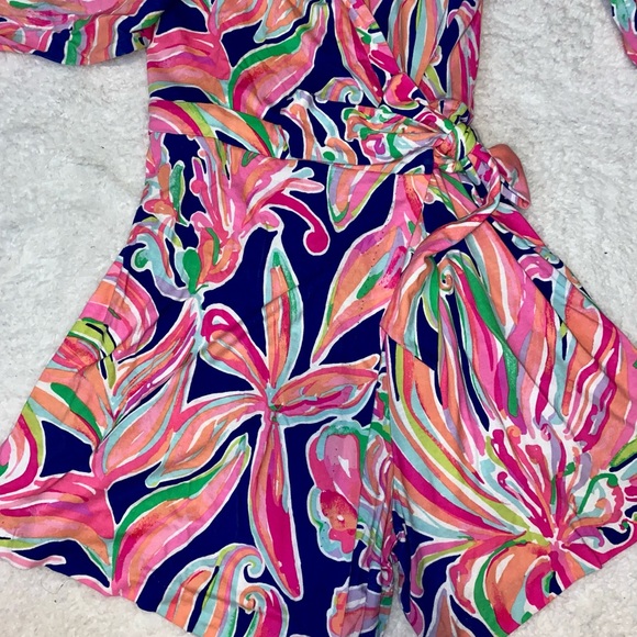 Lilly Pulitzer LongSleeve Wrap Romper - Picture 3 of 5
